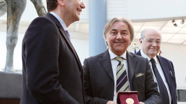 con Manuel De Sica e Ignazio Marino in occasione del Premio De Sica (novembre 2013)