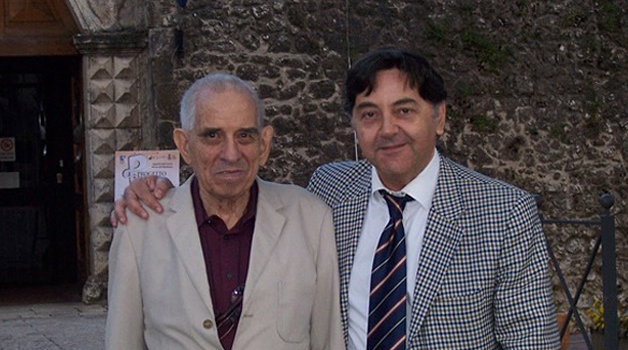 con Aldo Clementi (Avezzano, 2009)