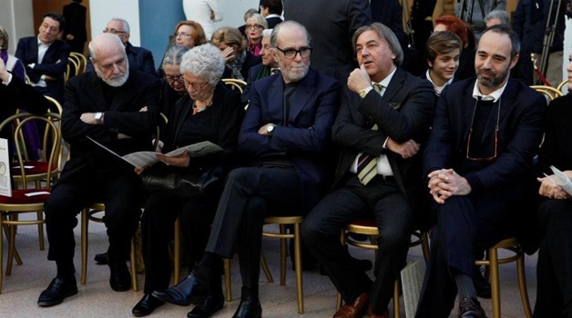 con Francesco De Gregori, Niccolò Ammaniti e Michelangelo Pistoletto (Premio De Sica 2013)