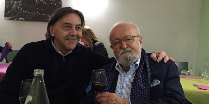 con Krzysztof Penderecki